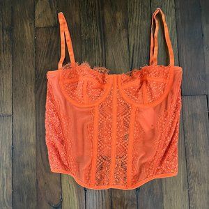 Dealmore Orange Corset Top Size S